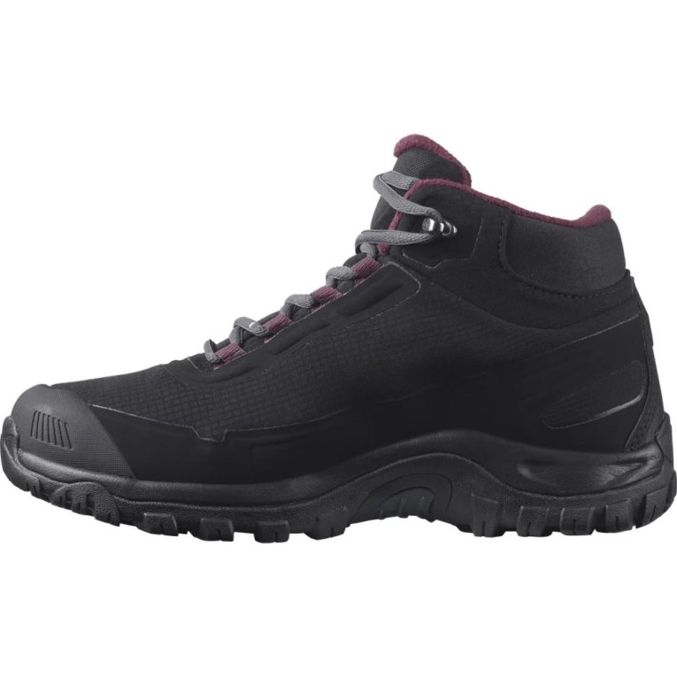 Black Salomon Shelter CSWP Women's Winter Boots | PH 95471J